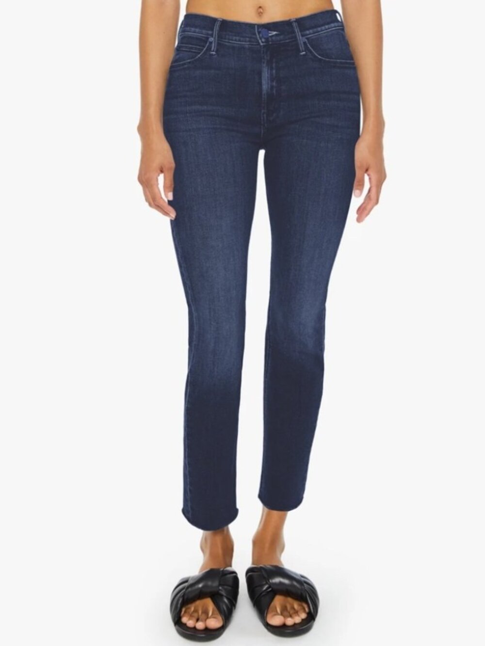 MOTHER The Mid Rise Dazzler Ankle in Chip On My Shoulder 32 NWT